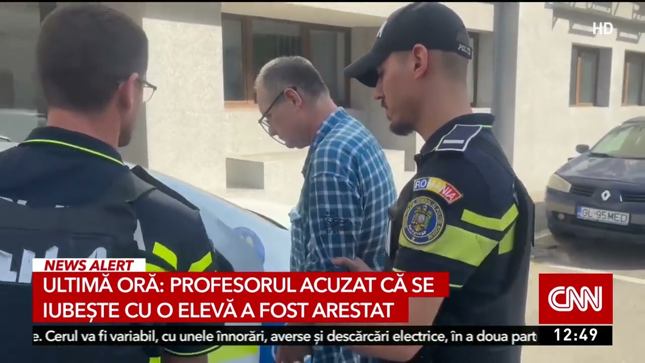Profesorul de la Liceul Lucian Blaga din Capitală, acuzat că avea o idilă cu o elevă, a fost arest