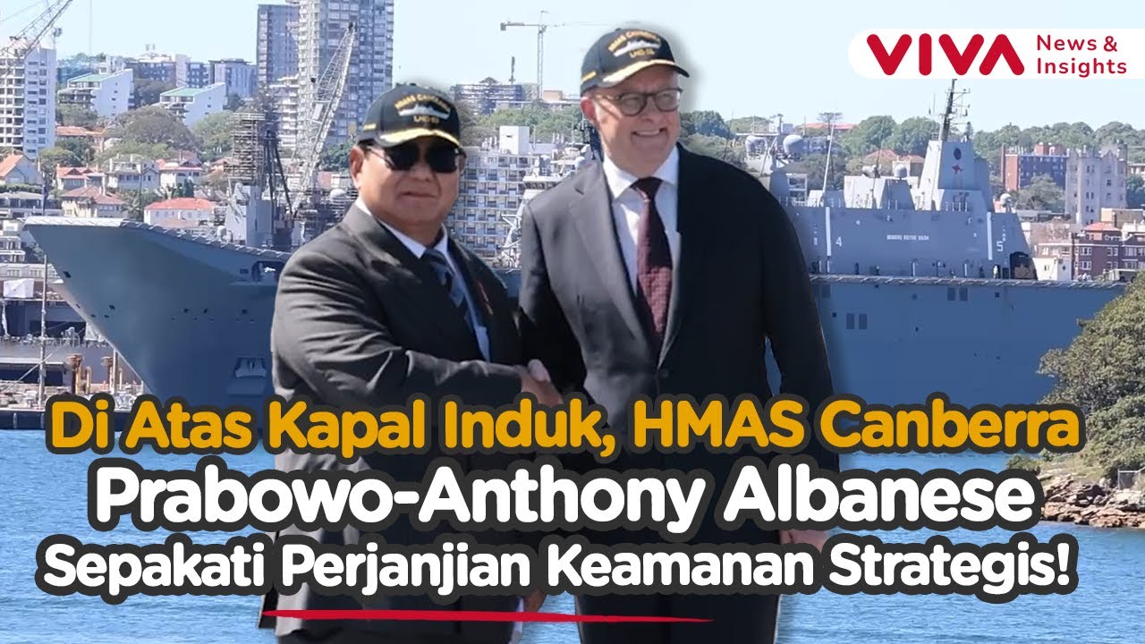 Diatas Kapal Perang, Prabowo dan Albanese Umumkan Perjanjian Pertahanan Raksasa!