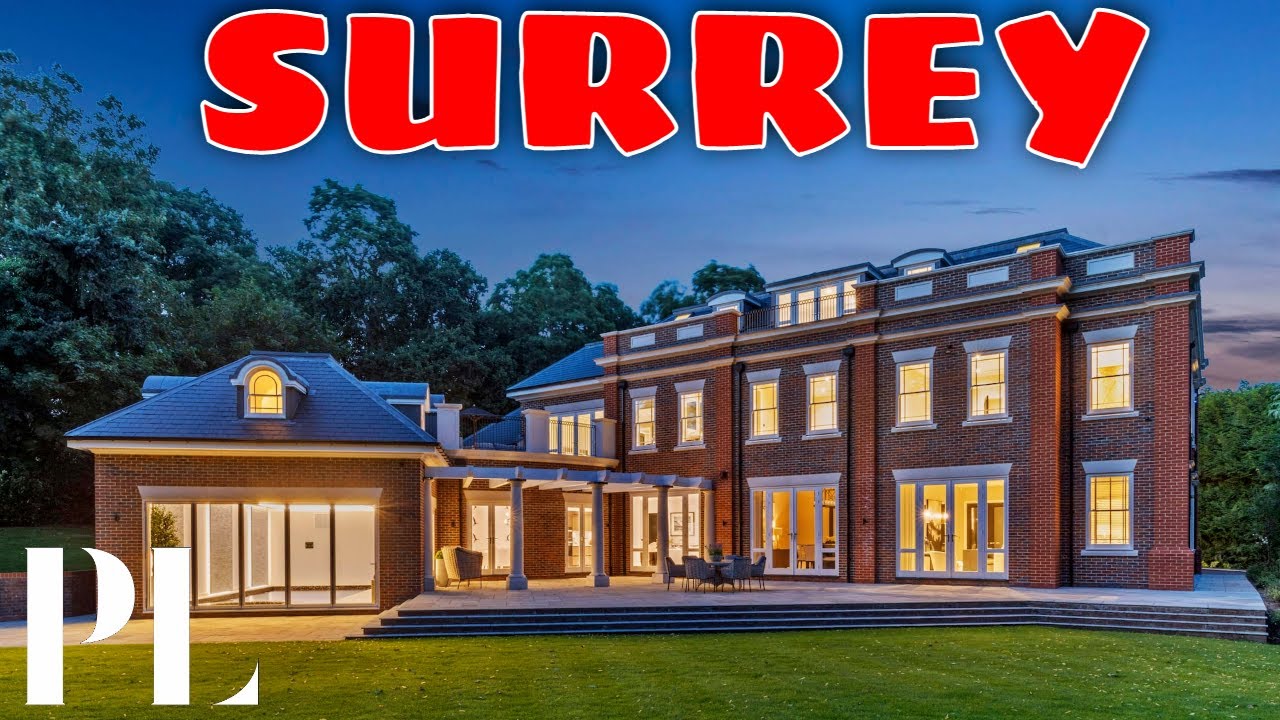 Inside a Luxury 6 Bedroom Mansion with Indoor Pool in Surrey UK | Property London