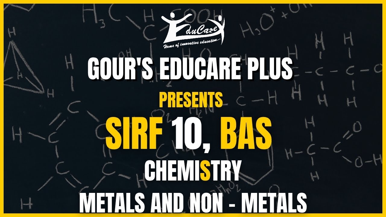 Class 10 CBSE Chemistry | Metals and Non-Metals | Chapter in Just 10 Questions | Board Exam 2026