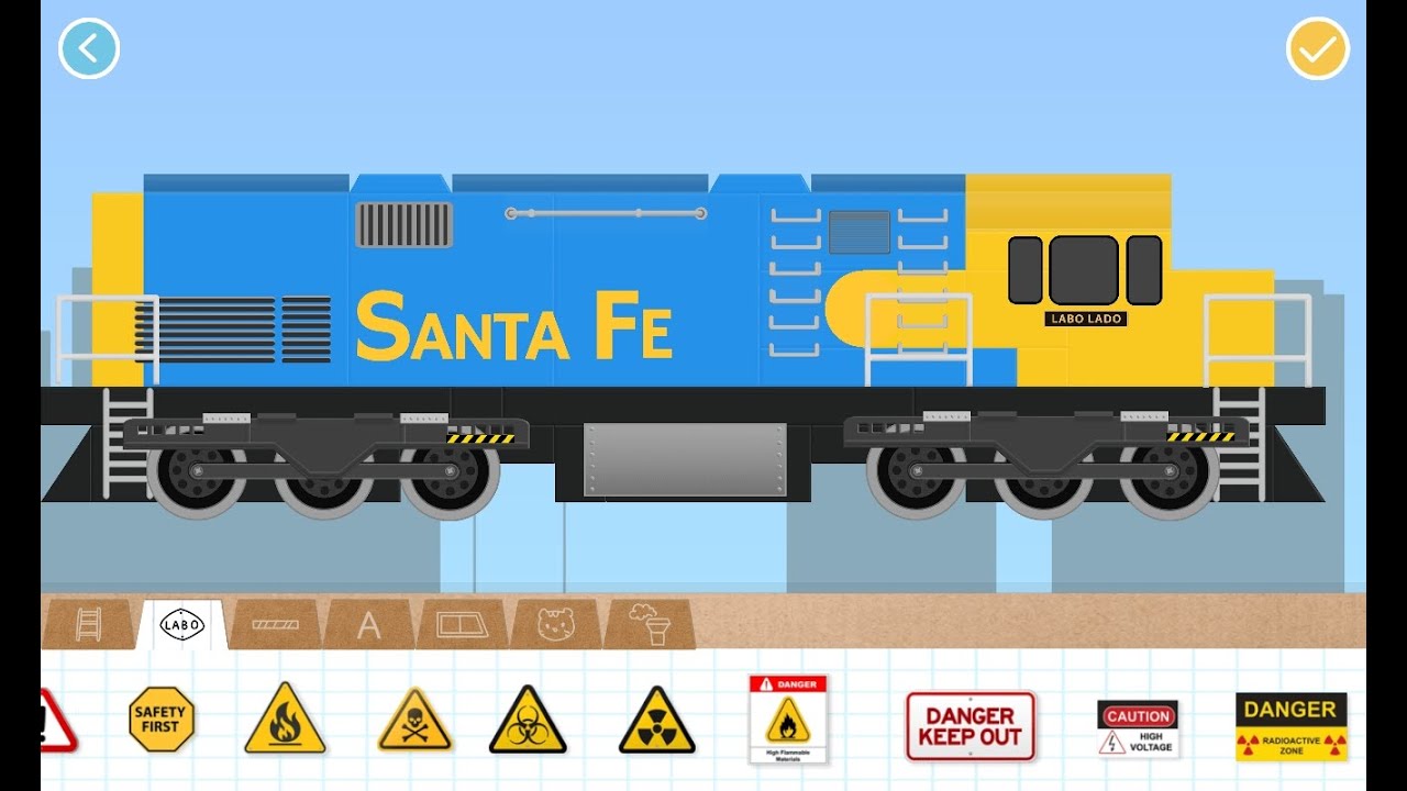 CC201 Livery SANTA FE - Labo Brick Train