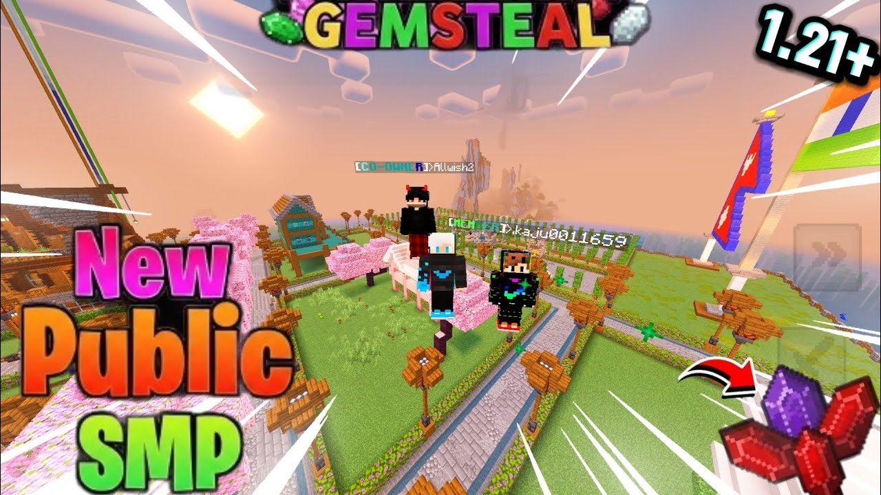 India&rsquo;s BEST Gemsteal SMP 🔥 Public Server (Free Join) | Java + Bedrock 24/7 😱&rdquo;