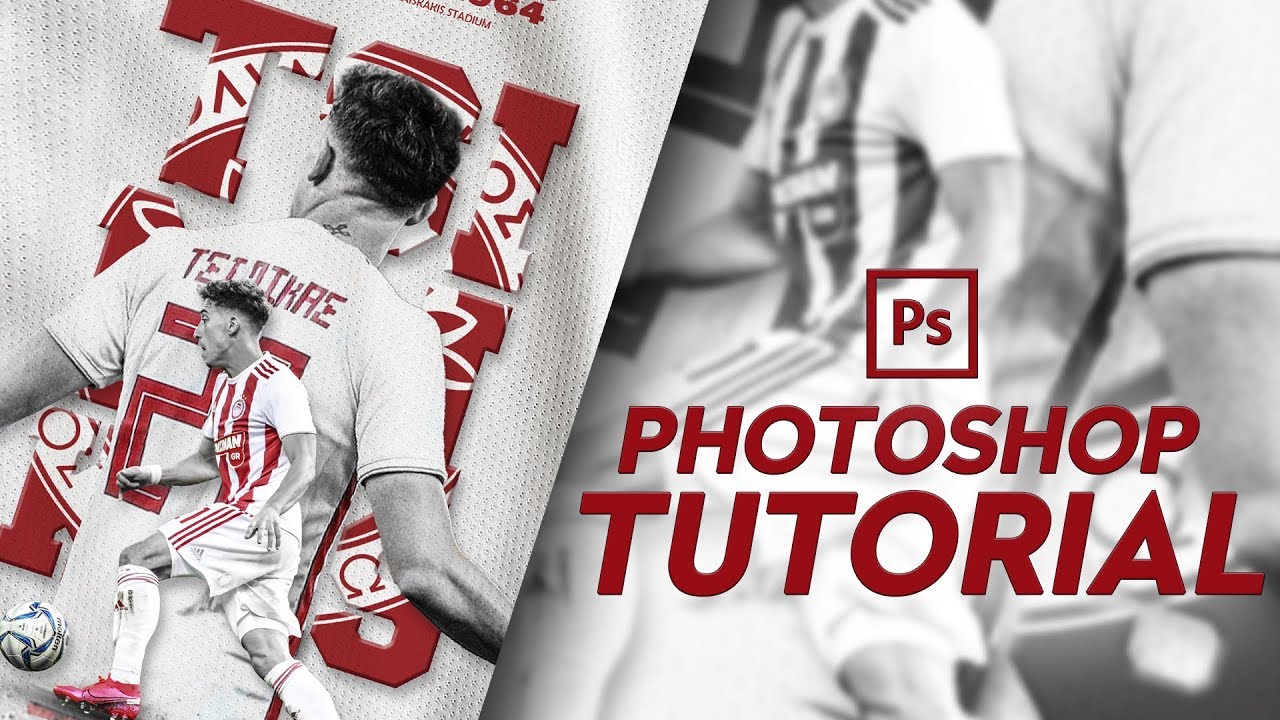 Photoshop Tutorial - Football Poster Design Tutorial | Matchday Design