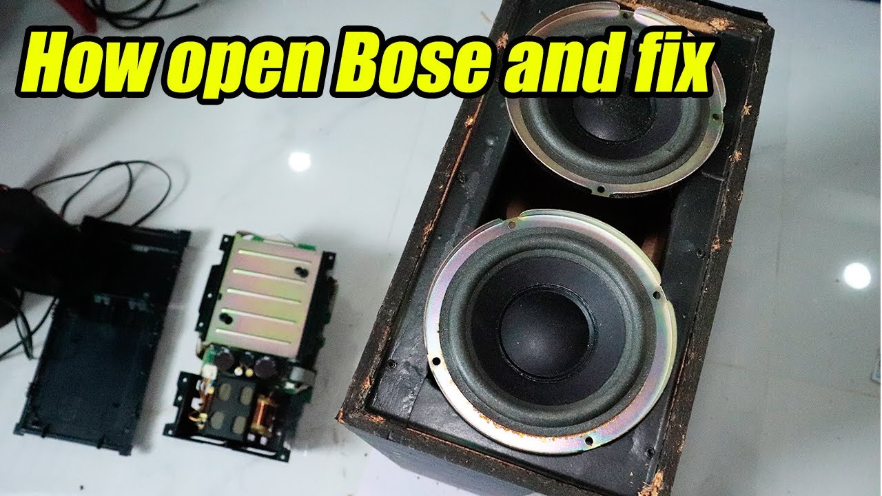 How to open Bose Power Acoustimass 25 speaker system step by step 2023