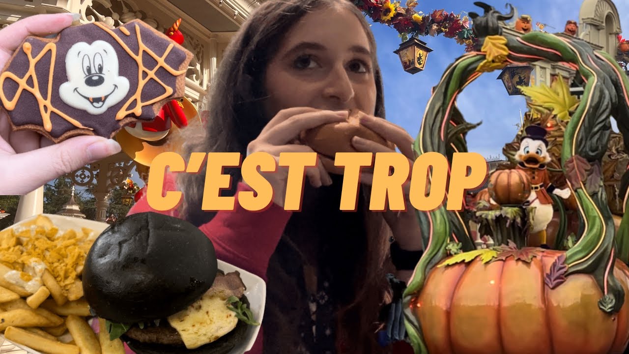 JE MANGE 100% HALLOWEEN À Disneyland Paris || Léa Réveillée