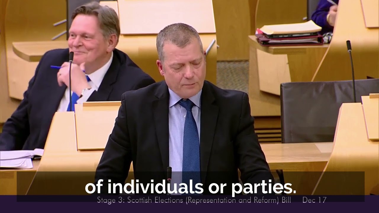 Graham Simpson MSP leads double jobbing ban at the Scottish Parliament