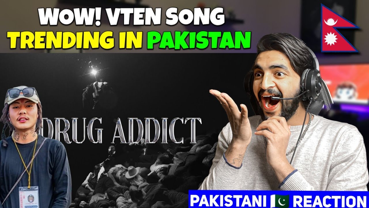 VTEN - DRUG ADDICT (Official Music Video) 2025.       Pakistani 🇵🇰 Reaction | Honest review |