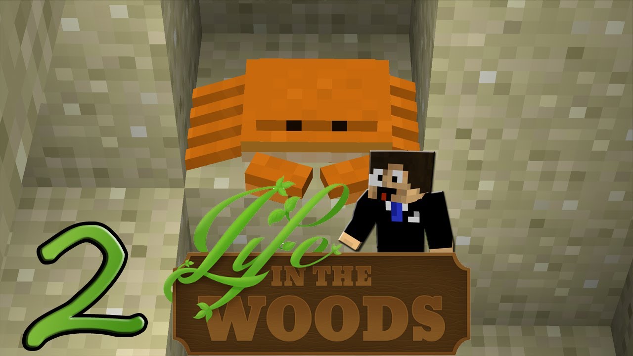 Life in the Woods - Minecraft Modpack - Part 2 - Our Pet Crab!