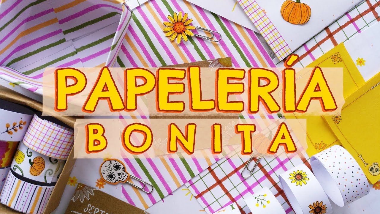DISEÑO MI PROPIA PAPELERÍA (4) 🌜 CALENDARIO, SEPARADORES Y MÁS 🌛 MANUALIDADES PARA HACER EN CASA
