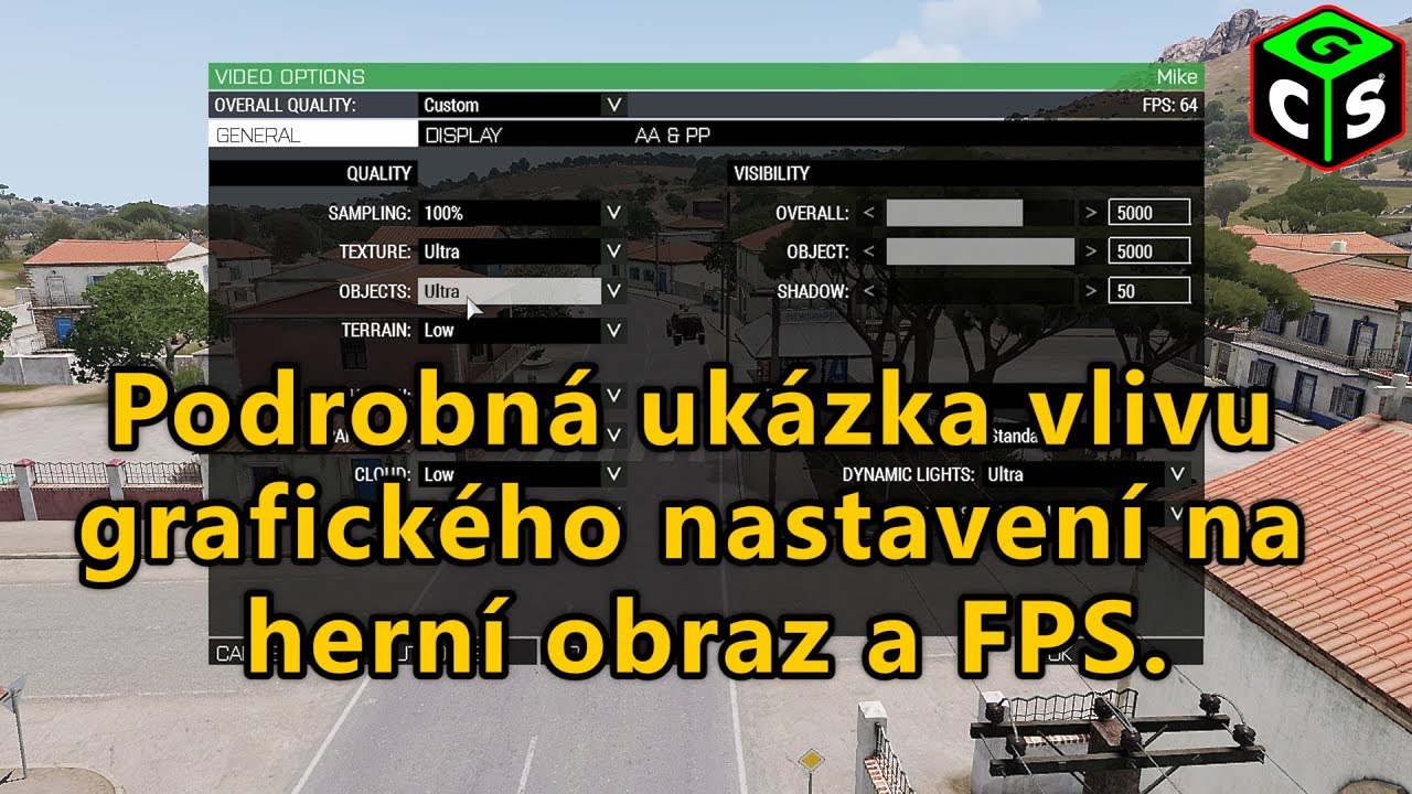 ArmA 3 optimalizace: Co dělají jednotlivá grafická nastavení s obrazem a FPS [P]