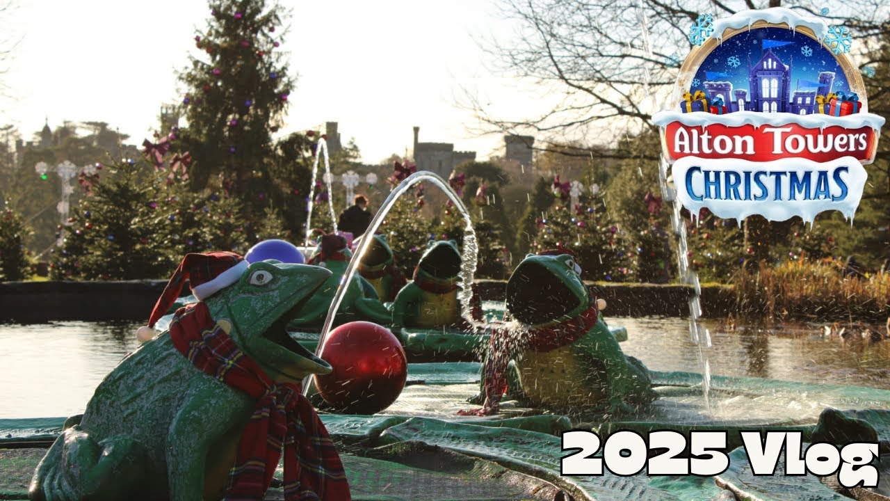 Alton Towers Christmas - 2025 Vlog
