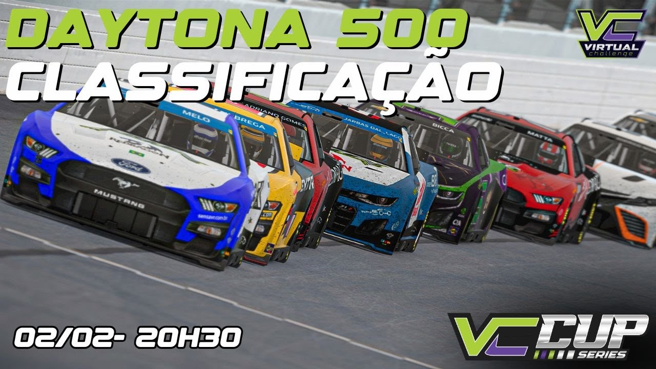 DAYTONA 500 - CLASSIFICAÇÃO | Virtual Challenge Cup Series 2026