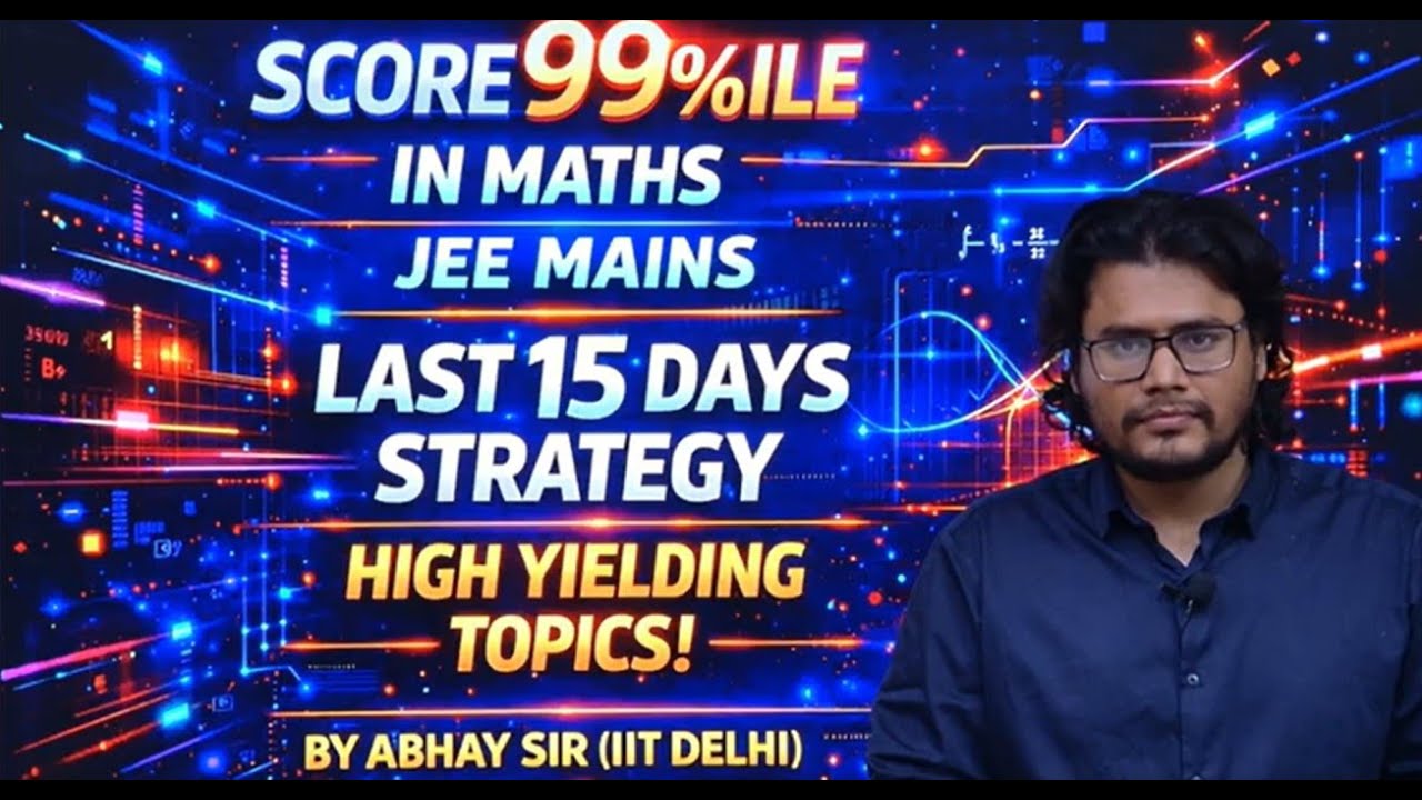 How to Score 99 Percentile in Maths in last 15 Days | JEE Mains Year-Wise Analysis | Garud Classes