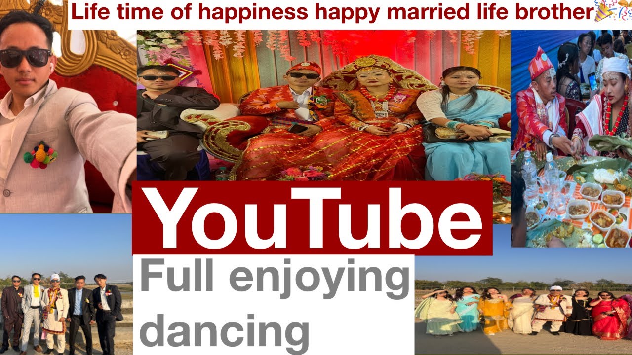 Wish you all the happiness in the world.congratulations happy married life brother🎉🎊 💃🕺 part2