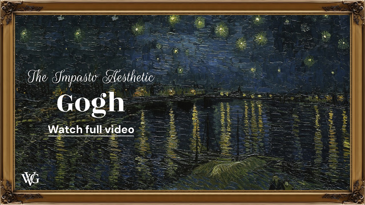 Van Gogh Museum Ambience | Starry Night & Famous Paintings Exhibition (2H, 4K)