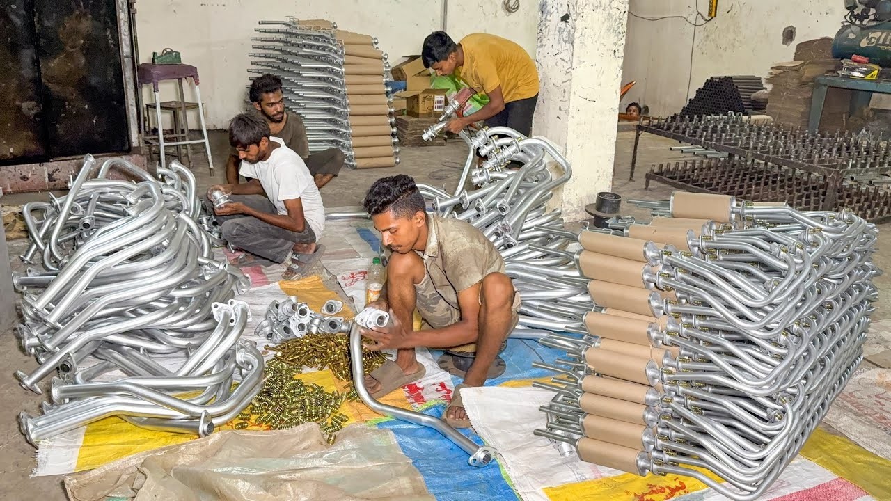 How Skilled Workers Create Premium CNG Rickshaw Silencers - Full Manufacturing Process