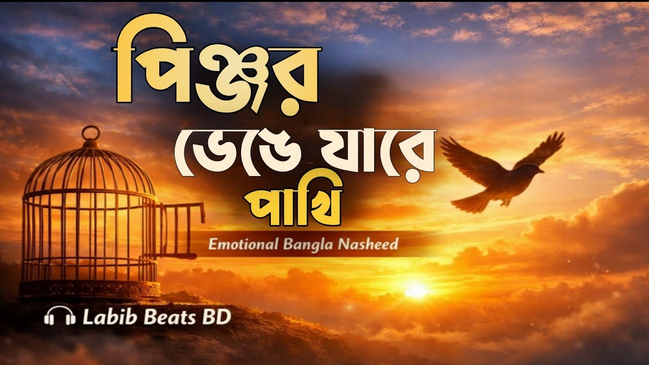 পিঞ্জর ভেঙে যারে পাখি | Emotional Bangla Nasheed 2026 | Labib Beats BD | Islamic Song