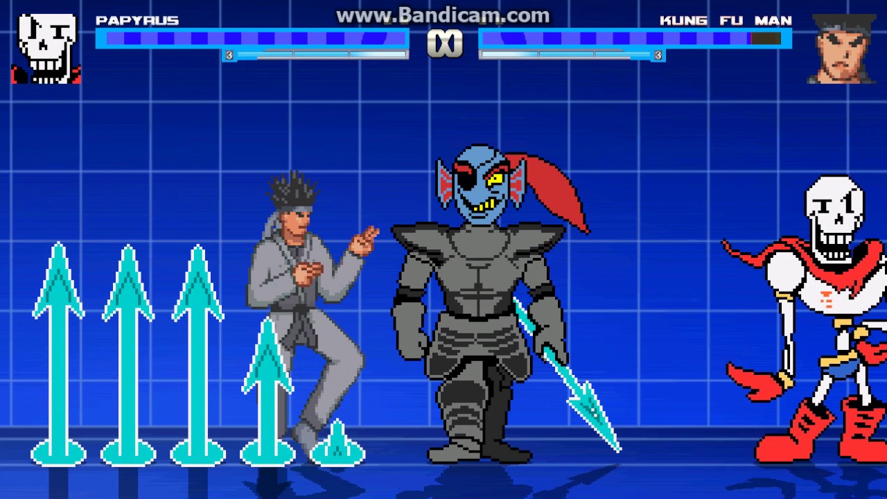 Mugen Character Testing: Papyrus By FourthRhyme