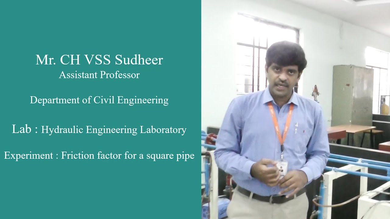 Friction factor for a square pipe by Mr  CH VSS Sudheer