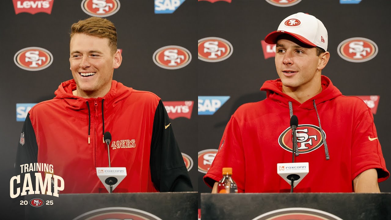 Mac Jones, Brock Purdy Share 49ers Camp Progress | 49ers