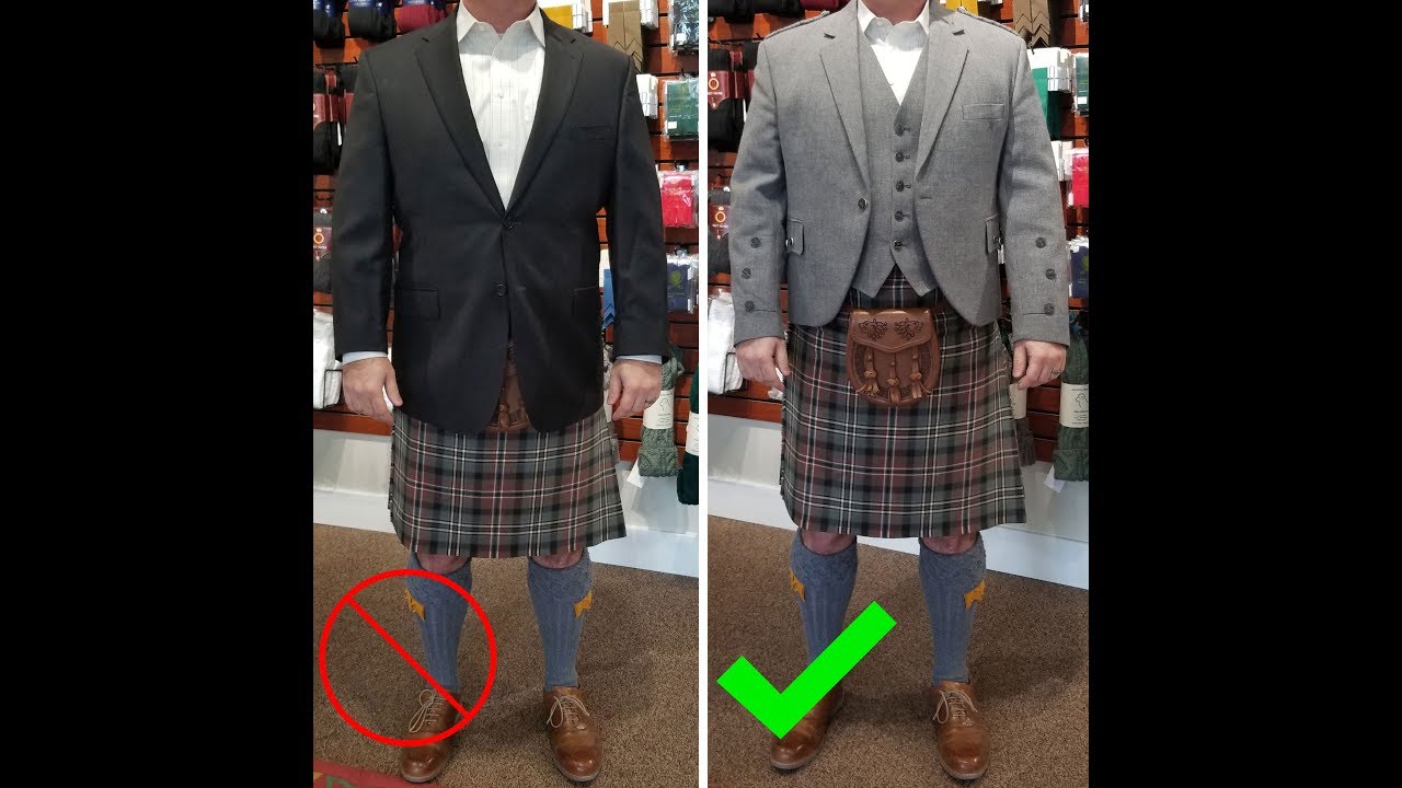 Can You Wear a Regular Suit Jacket with a Kilt?