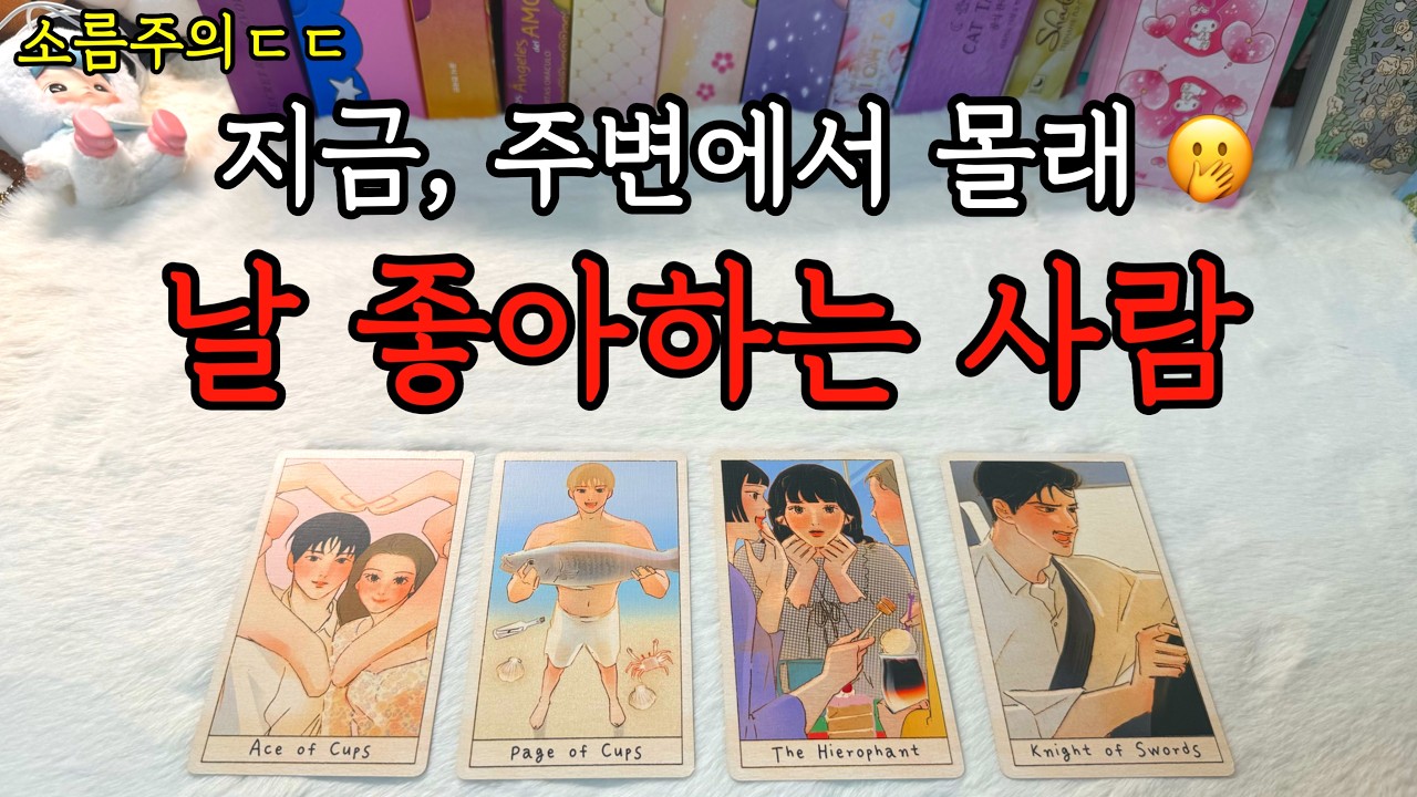 지금 주변에서 몰래 날 좋아하는 사람?ㄷㄷ😍 : 몇명, 누구인지 등등 인기운 카드와 함께 알아보아요.!