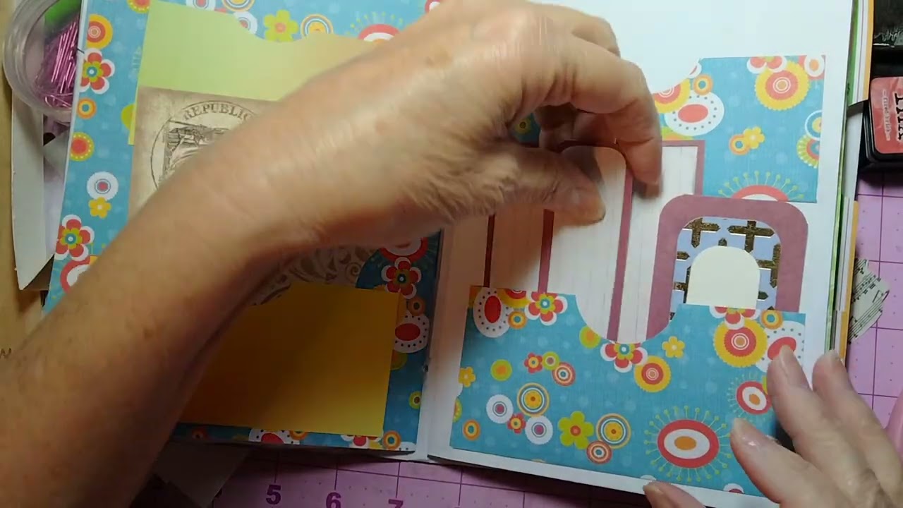 Сегодня я сделала альбом с памятными вещами, чтобы вернуть себе вдохновение после болезни.