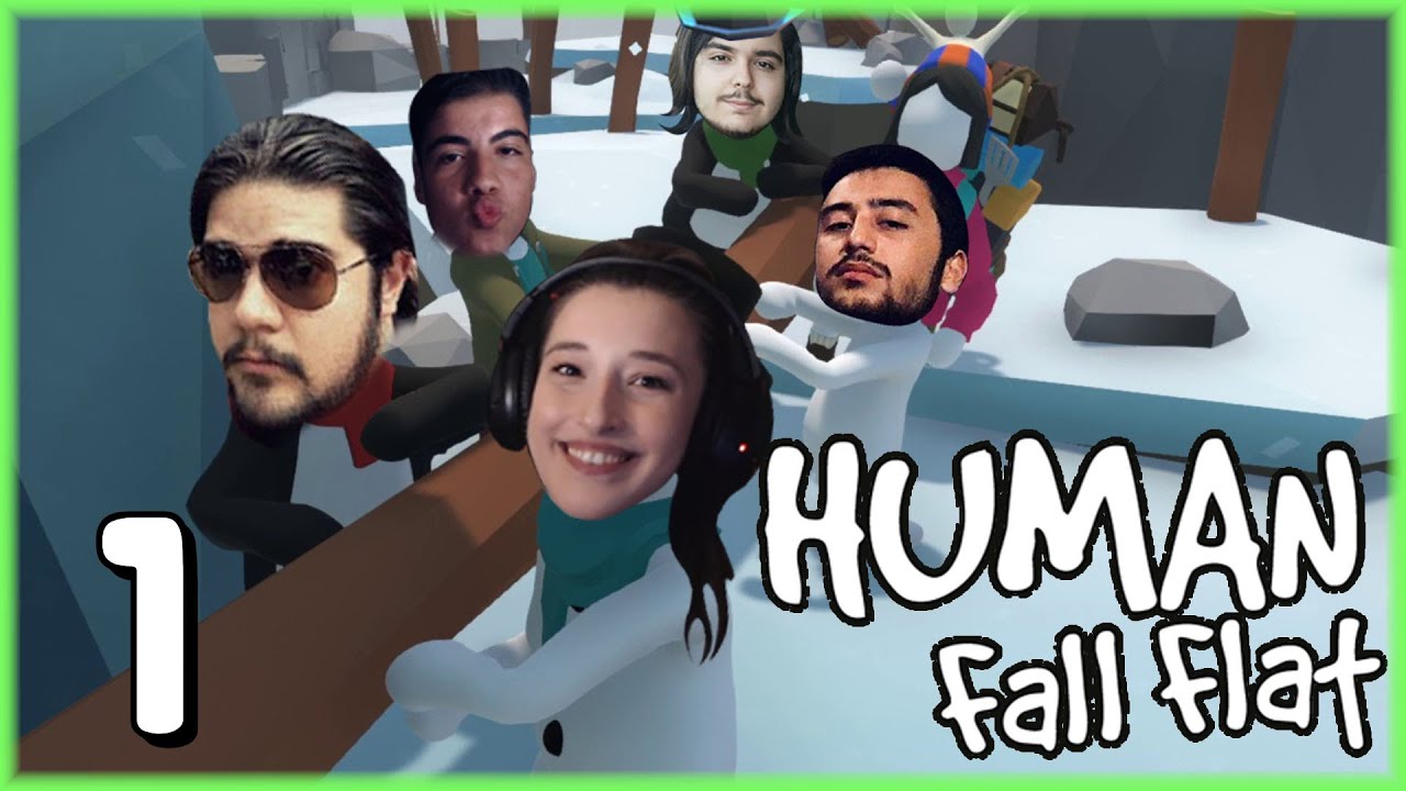 HALAY EŞLİĞİNDE | Human: Fall Flat #1 w/CanSungur ve Haramiler
