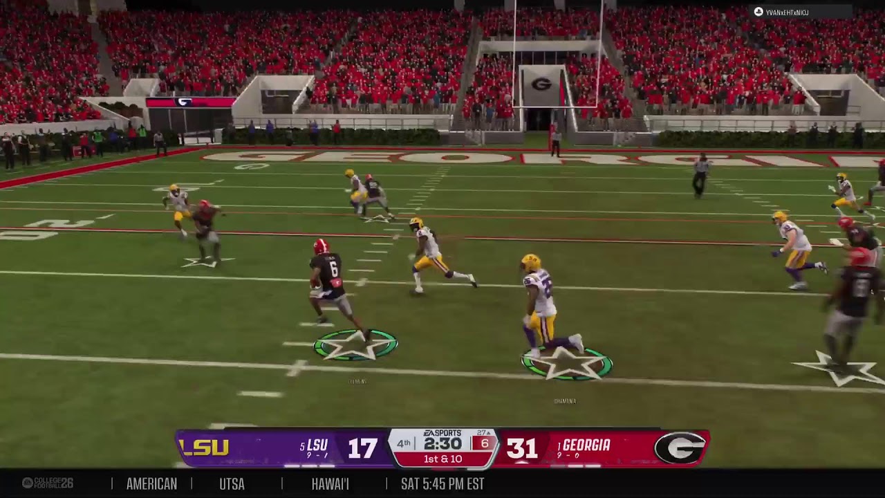 Ste yr 6 wk 12 Georgia vs lsu