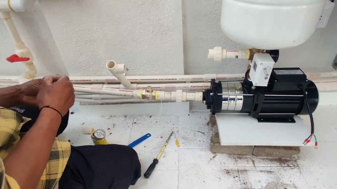 how to fitting v guard pressure pump sharp pressure pump water pressure pump 🥶💦💨🌊🌀😍👍