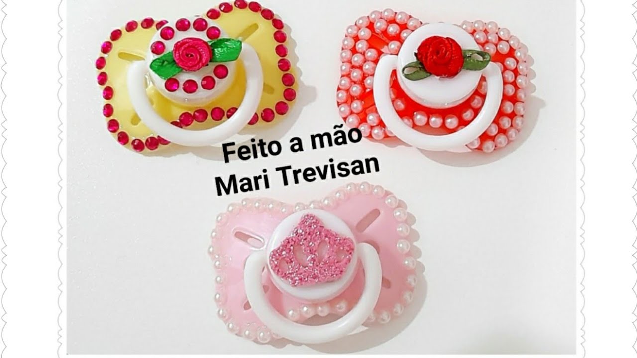 Chupeta magnética para boneca