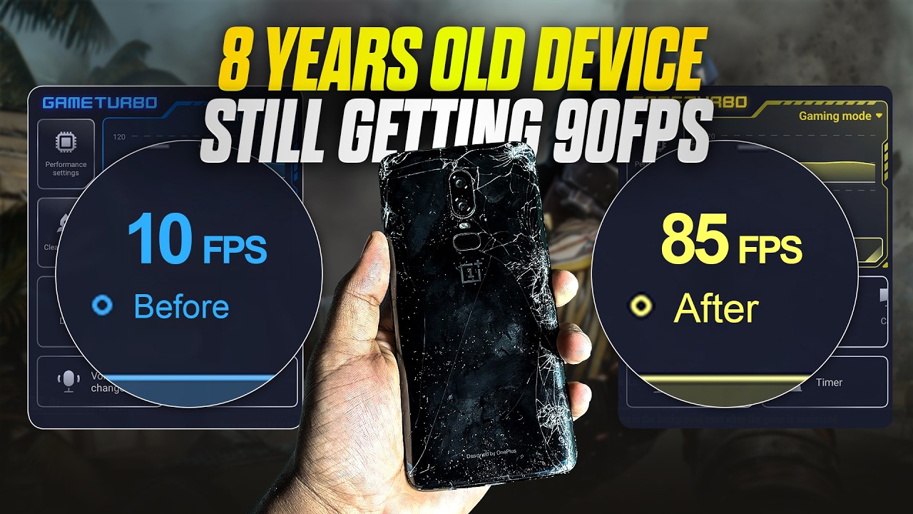 How I Overclock an 8-Year-Old Device for Stable 90FPS in Any Games