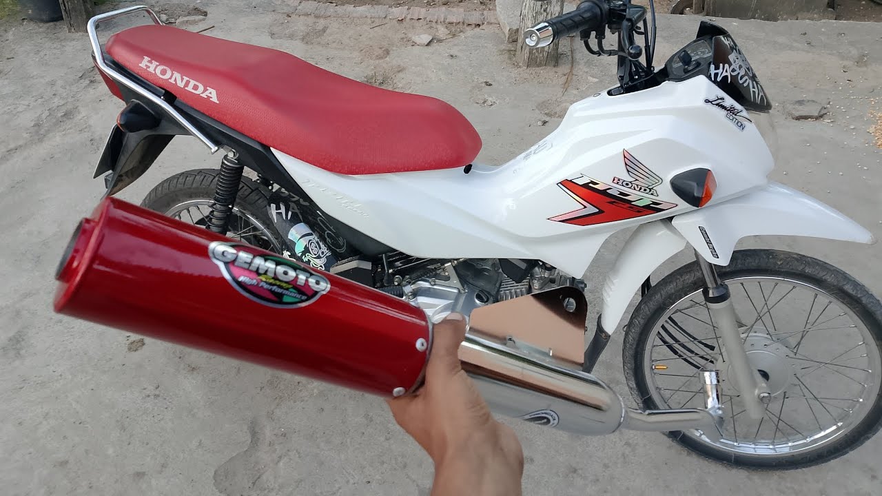 LANCEI O ESCAPE GEMOTO VERMELHO NA POP 110i