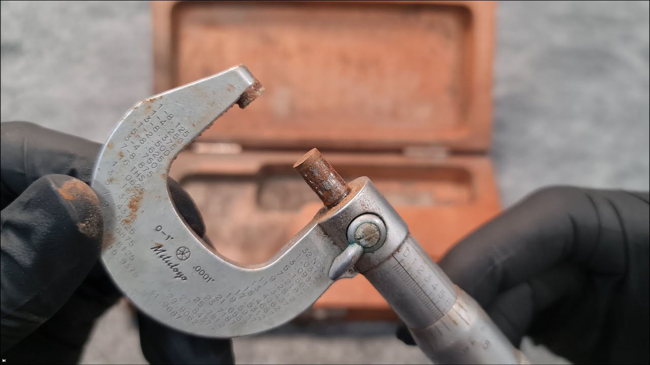 VINTAGE MITUTOYO MICROMETER RESTORATION