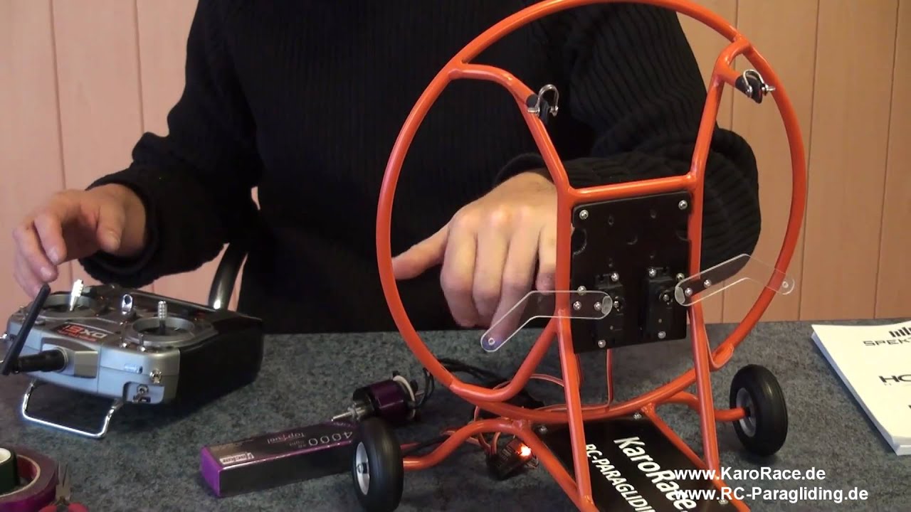 RC-Paraglider Trike building out of the box, Opale Paramodels