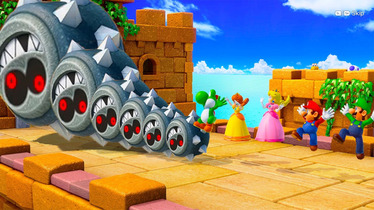Mario Bros DESTROY Wario & Waluigi in Mario Party! 💥