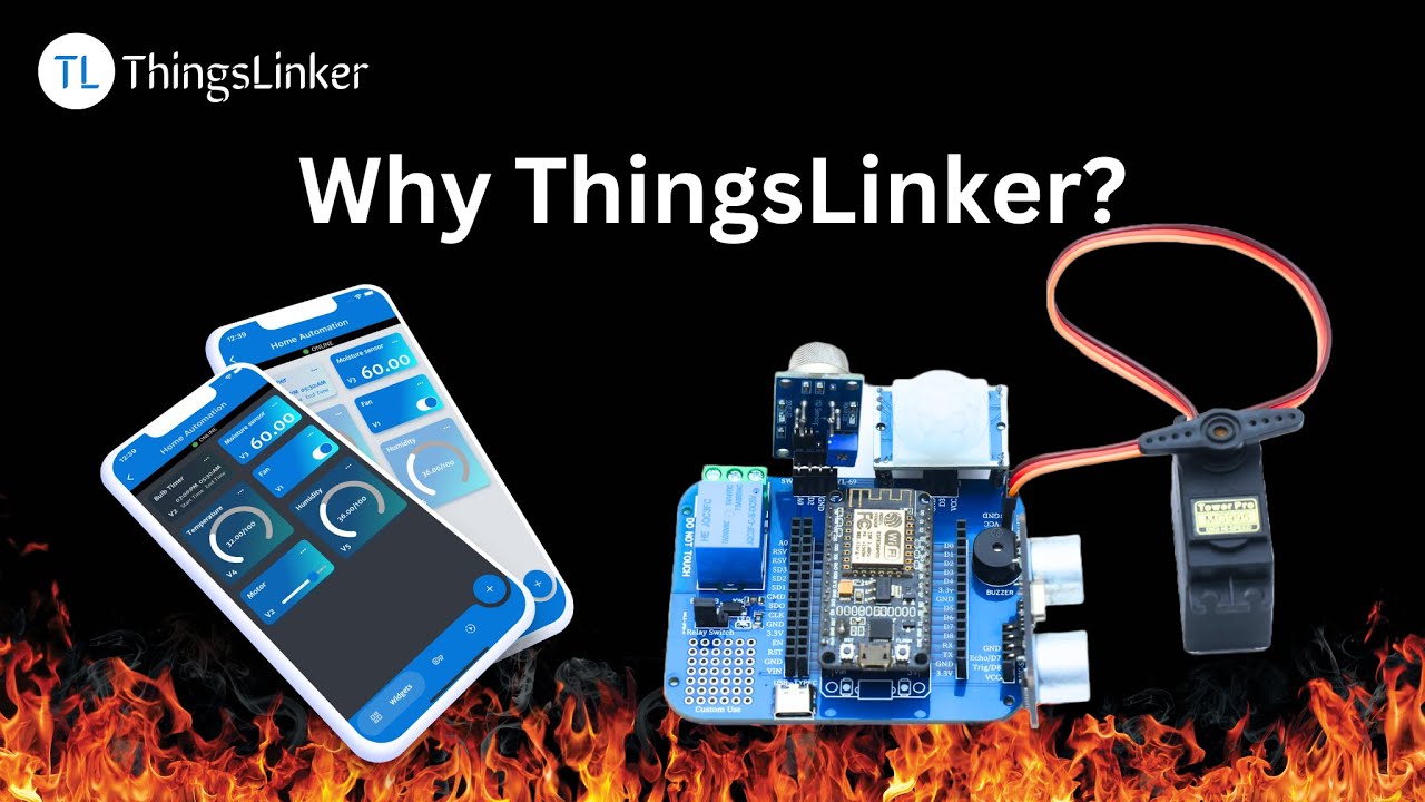 Relay Control Using ThingsLinker IoT Development Board TL01-ESP8266Through ThingsLinker App