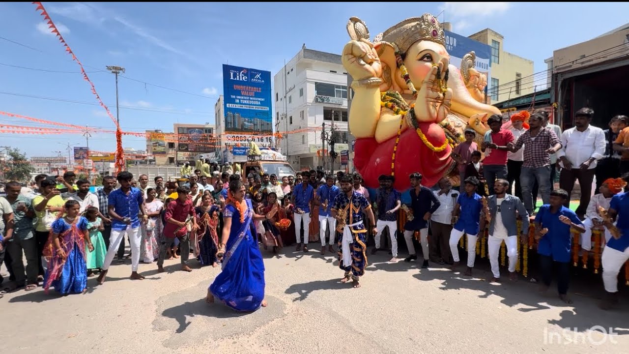 Badangpet Ganesh Nimajjanam 2025 | Big Ganesh Shobha Yatra 2025 