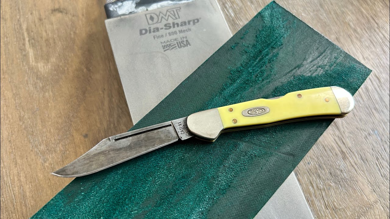 Как заточить карманные ножи Case #заточка #обзорножей #ножиcase #edc #остраязаточка