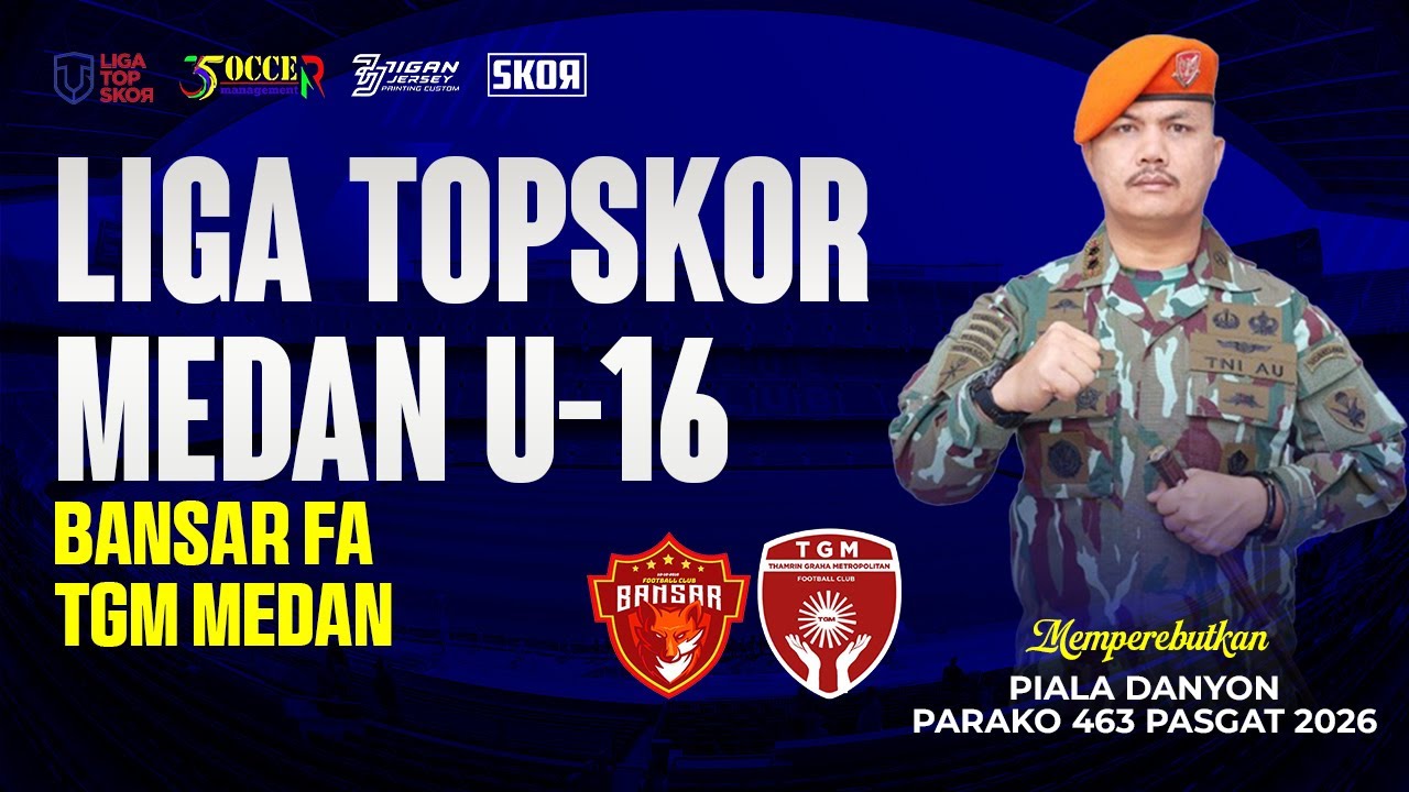 Liga Top Skor Medan U-16 : Bansar FA vs TGM Medan