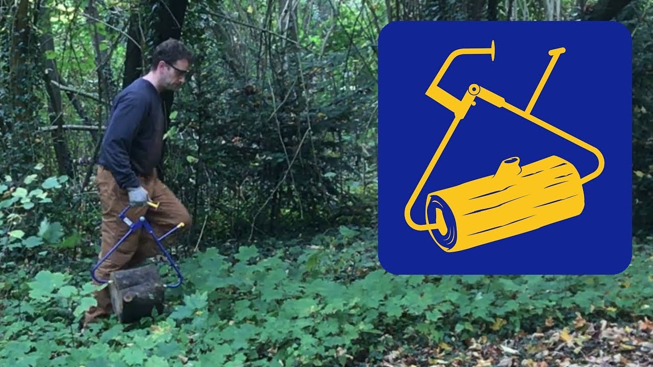 Firewood tongs save your back AND time - Pinch A Log Lifting Tongs