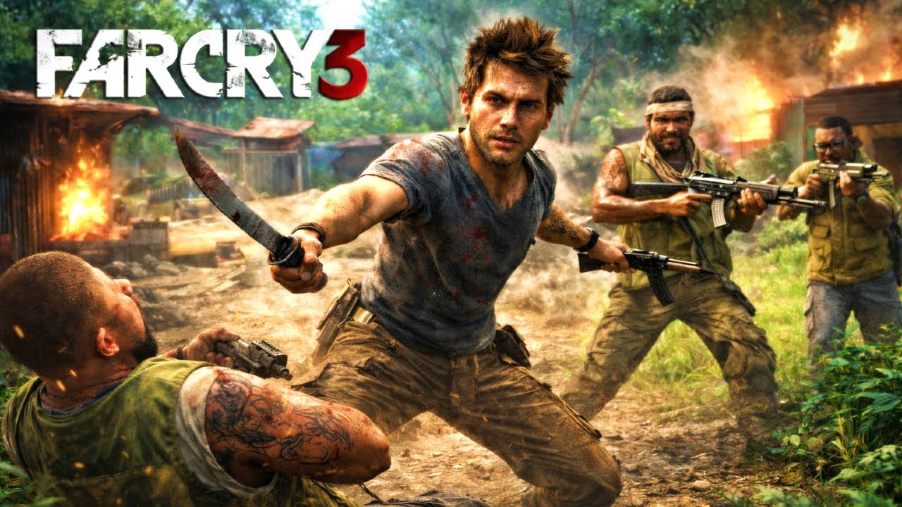 Jason’s First REAL Fight! | Far Cry 3 Outpost Assault with Rakyat Warriors