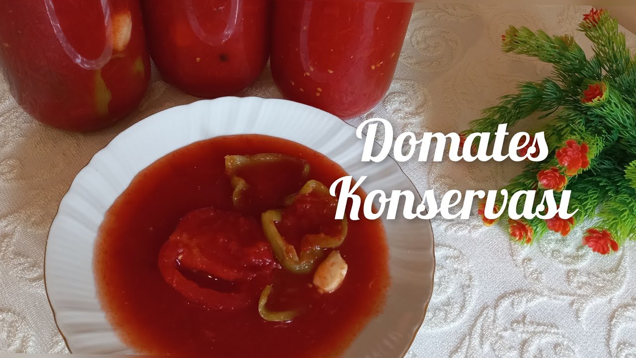 BU KONSERVAYI MUTLAKA HER SENE YAPARIZ 👌🏻 KIŞLIK DOMATES KONSERVASI TARİFİ 🍅