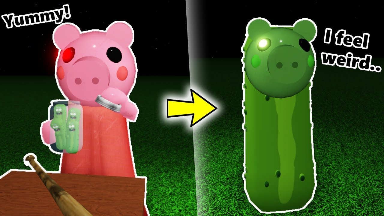 🥒ROBLOX PIGGY TURNS INTO PICKLE PIGGY!!