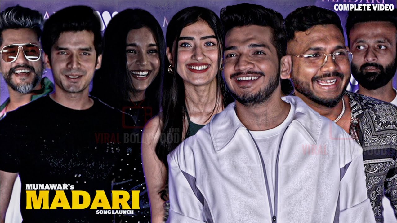 UNCUT - Munawar Faruqui’s Madari Song Launch | King, Sumbul Touqeer, Nazila, Paras Kalnawat, Rajiv