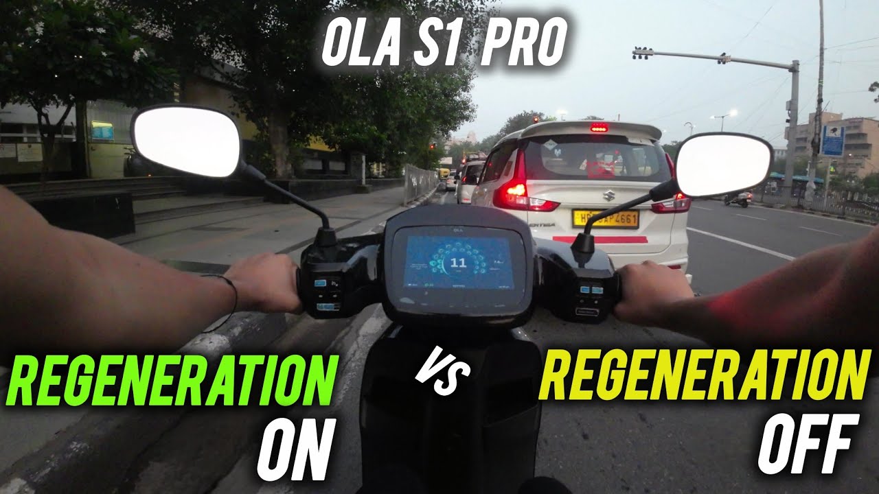 Ola S1 Pro Regen ON vs OFF – Surprising Range Test Result! ⚡🛵 | Regeneration |