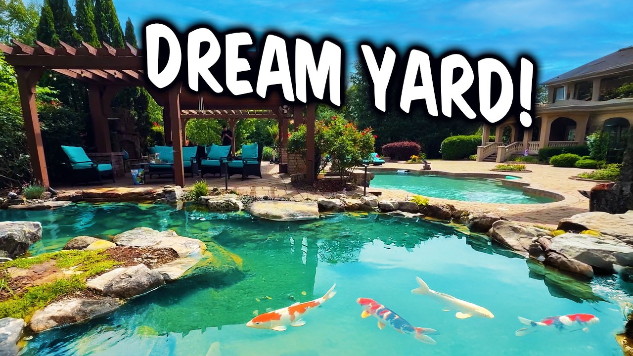 Incredible Backyard Pond Rebuild. Pool, Patio, Pergola