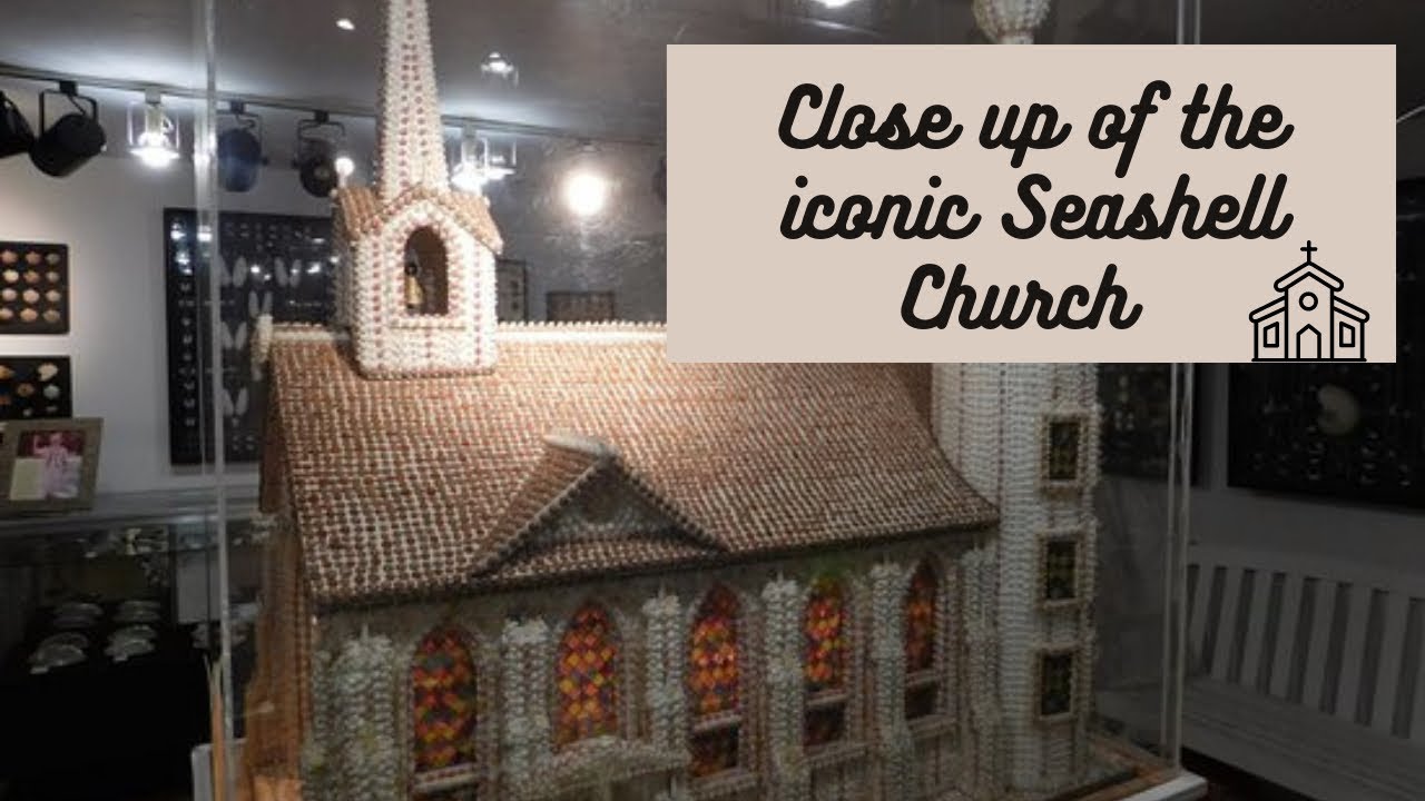 Iconic Seashell Church Replica at the Seashell Factory in Ft. Myers, Florida. #FloridaShelling