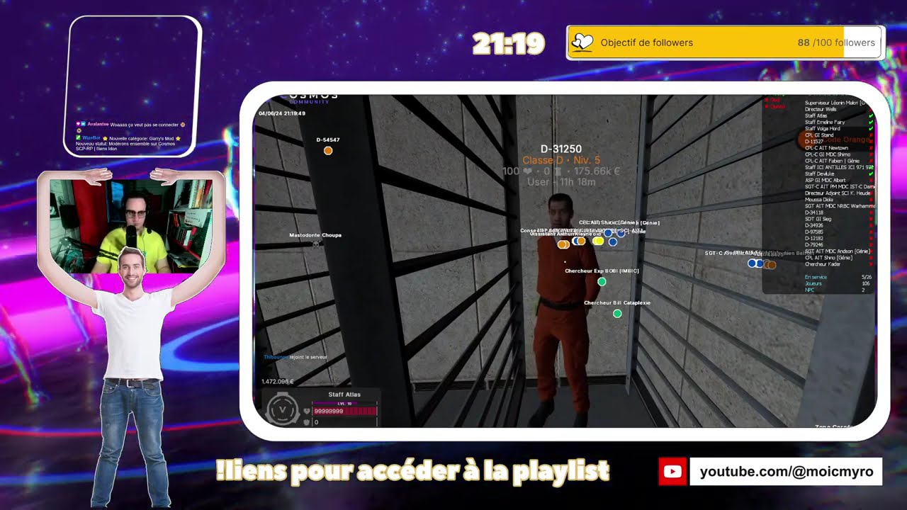 Mod&eacute;ration sur Cosmos SCP-RP