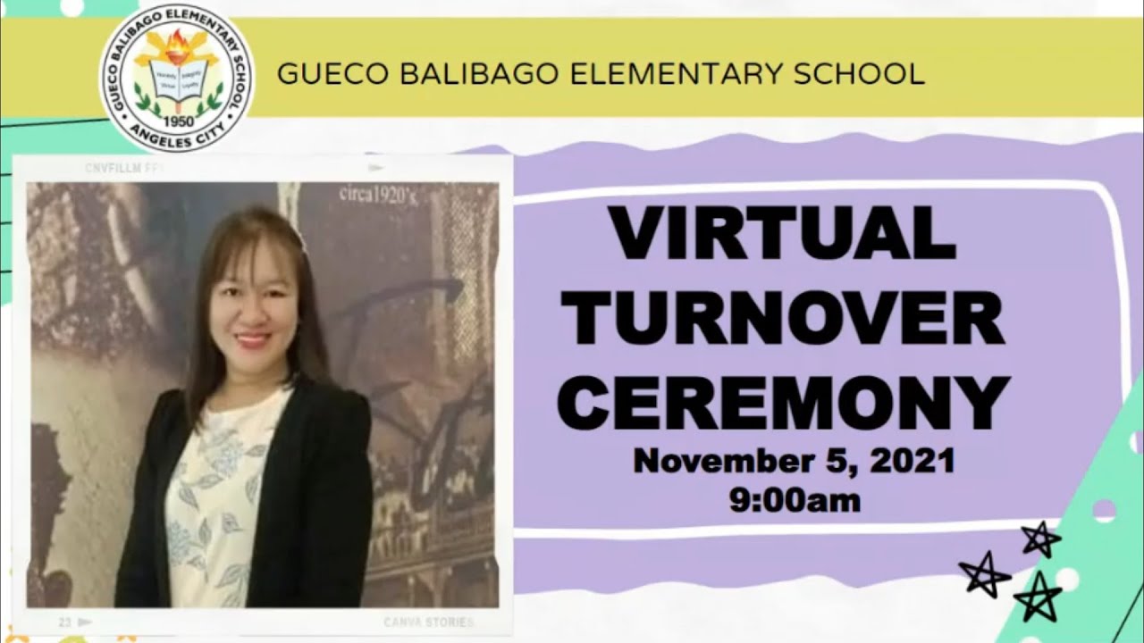 VIRTUAL TURN OVER CEREMONY OF MA'AM NENITA JORQUIA @ GBES